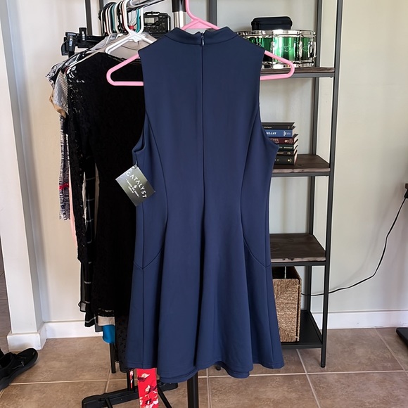Navy blue dress size small - Picture 2 of 4
